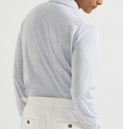 Brunello Cucinelli long-sleeve polo shirt