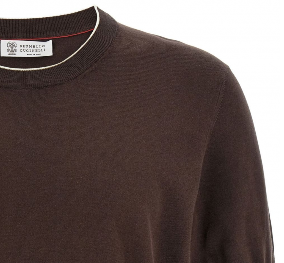 Brunello Cucunelli Cotton Knitted T-Shirt