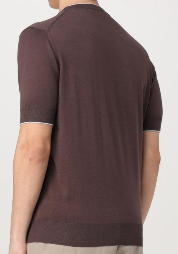 Brunello Cucunelli Cotton Knitted T-Shirt
