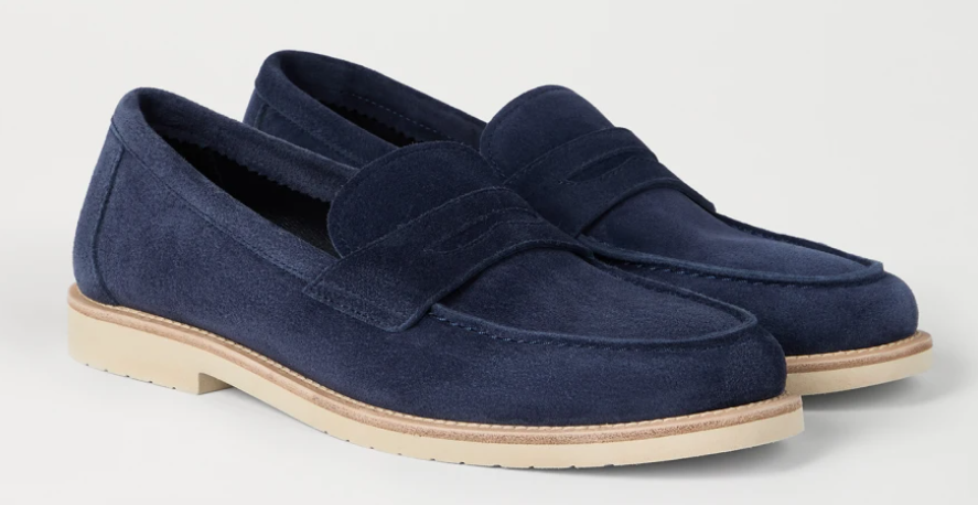 Brunello Cucinelli Suede Loafers