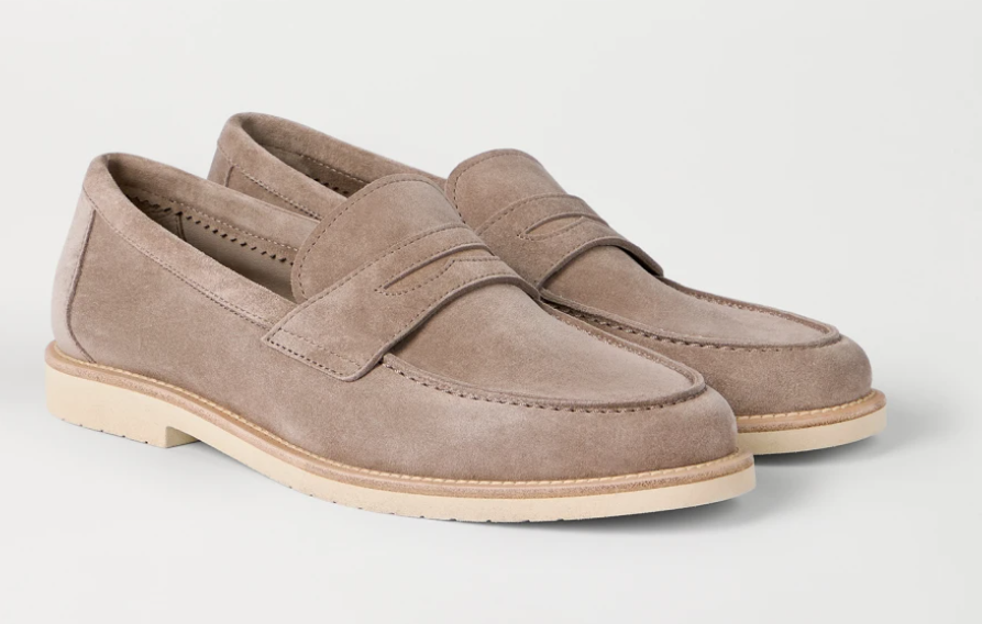 Brunello Cucinelli Suede Loafers