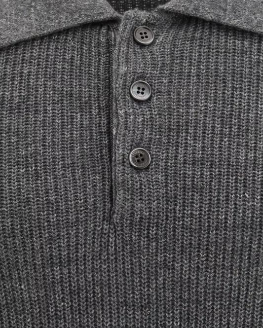 Brunello Cucinelli Cotton Knit Polo Shirt