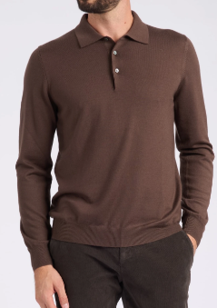 Gran Sasso Knitted Polo Shirt