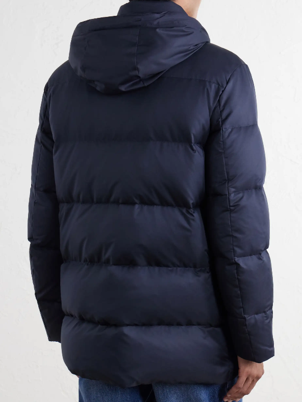 Canali Hooded down Jacket