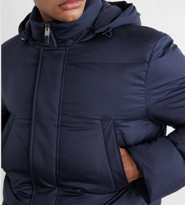 Canali Hooded down Jacket