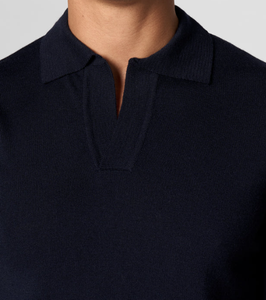 Aurelien Buttonless Polo
