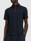 Zegna short sleeve polo t-shirt - Navy Blue